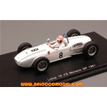 SPARK MODEL S1828 LOTUS M.MAY 1961 N.8 MONACO GP 1:43