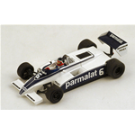 SPARK MODEL S4348 BRABHAM BT49C H.REBAQUE 1981 N.6 DNQ MONACO GP 1:43