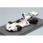 Spark Model S5258 BRABHAM BT44 R.ROBARTS 1974 N.8 15th BRAZILIAN GP 1:43