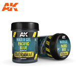 Ak Interactive AK8004 - WATER GEL PACIFIC BLUE 250ML