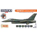 Hataka HTK-CS10 USAF Paint Set (European Camouflage) 6x17ml"