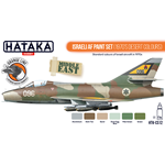 Hataka HTK-CS12 Israeli AF paint set (1970's desert colours) 6x17ml