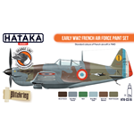 Hataka HTK-CS16 Early WW2 French Air Force paint set 6x17ml