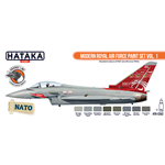 Hataka HTK-CS52 Modern Royal Air Force paint set vol. 1 8x17ml