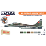 Hataka HTK-CS105 MiG-29A/UB 4-colour scheme paint set 6x17ml