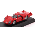 BEST MODEL BT9251 ALFA ROMEO 33.2 CODA LUNGA 1968 RED 1:43