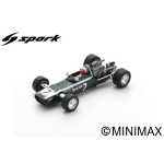 Spark Model S6982 COOPER T86B LUCIEN BIANCHI 1968 N.7 3rd MONACO GP 1:43