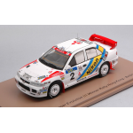 SPARK MODEL S6507 MITSUBISHI LANCER EVO III N.2 WINNER RALLY HONG KONG 1995 ERIKSSON-PARMA