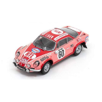 SPARK MODEL S6109 ALPINE A110 1800 N.60 RALLY MONTE CARLO 1972 P.MOSS-CARLSSON-E.CRELLIN