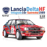 Italeri IT4712- Lancia Delta HF Integrale 16V, Sanremo 1989,  kit 1:12