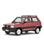 Laudoracing- Fiat Panda 4x4 Sisley 2 rosso met, 1989 