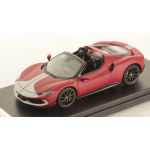 LOOKSMART LS538G FERRARI 296 GTS ASSETTO FIORANO ROSSO F1 75/ARGENTO NURBURGRING 1:43