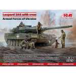 ICM35013 LEOPARD 2A6 OF THE ARMED FORCES OF UKRAINE W/CREW KIT 1:35