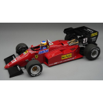 Tecnomodel TMD18316B FERRARI 126 C4-M2 N.27 2nd EUROPEAN GP 1984 M.ALBORETO W/DRIVER 1:18