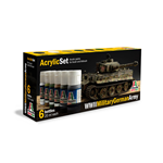 ITALERI ACRYLIC SET WWII MILITARY GERMAN ARMY